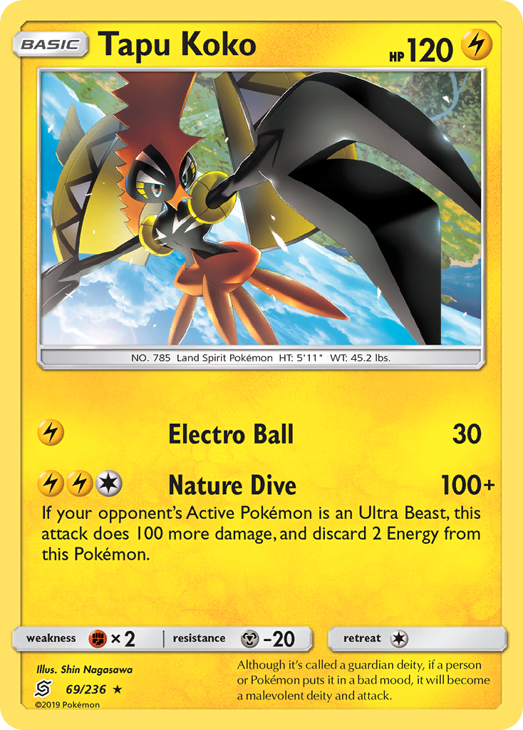 Tapu Koko (69/236) [Sun & Moon: Unified Minds] | Good Games North
