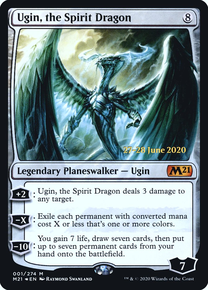 Ugin, the Spirit Dragon  [Core Set 2021 Prerelease Promos] | Good Games North