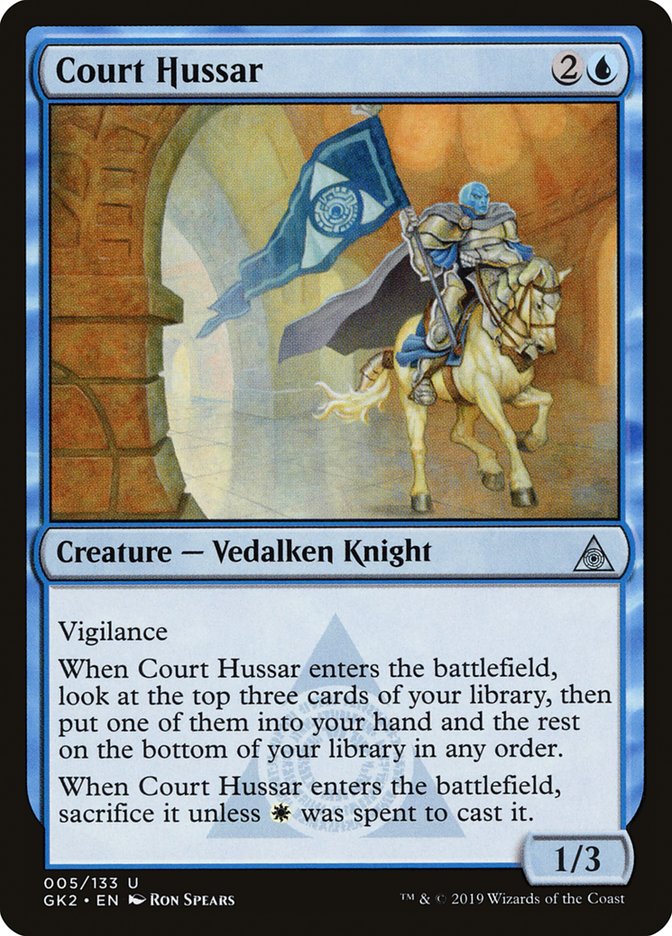 Court Hussar [Ravnica Allegiance Guild Kit] | Good Games North