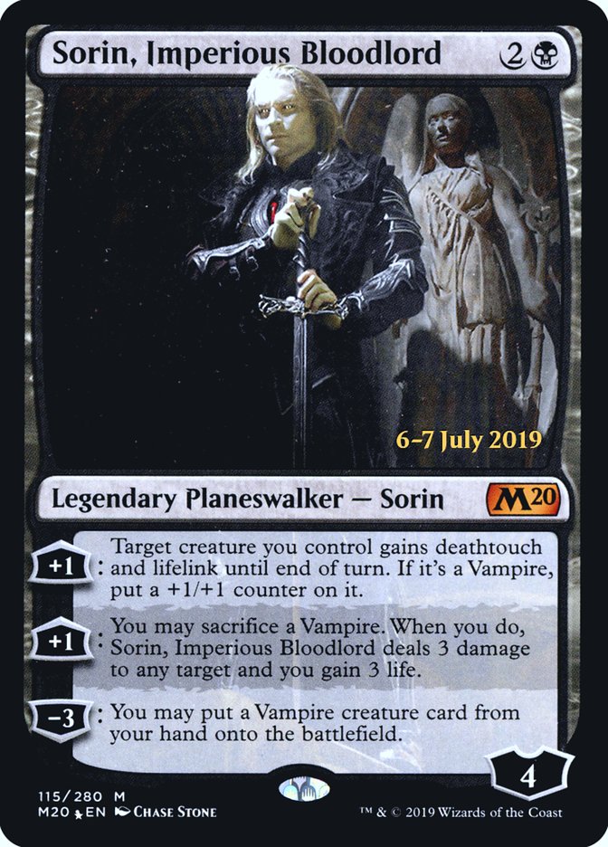 Sorin, Imperious Bloodlord  [Core Set 2020 Prerelease Promos] | Good Games North