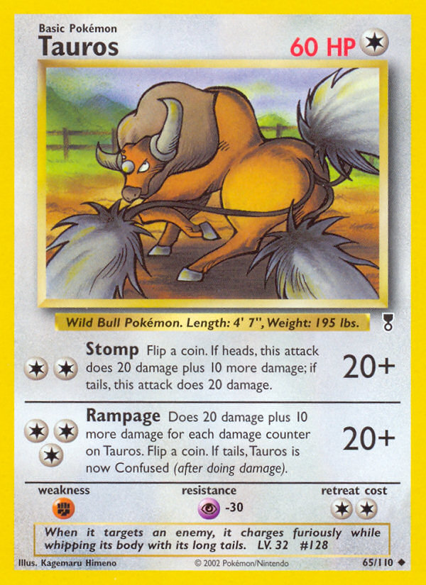 Tauros (65/110) [Legendary Collection] | Good Games North