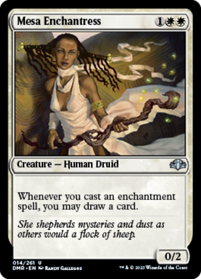 Mesa Enchantress [Dominaria Remastered] | Good Games North