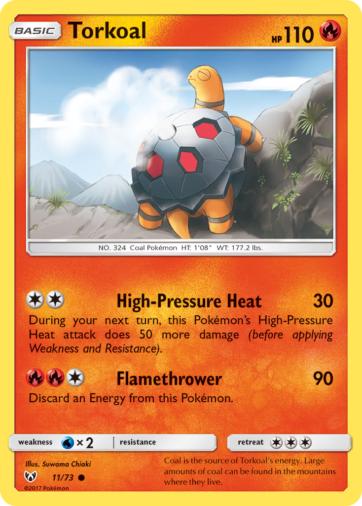 Torkoal (11/73) [Sun & Moon: Shining Legends] | Good Games North