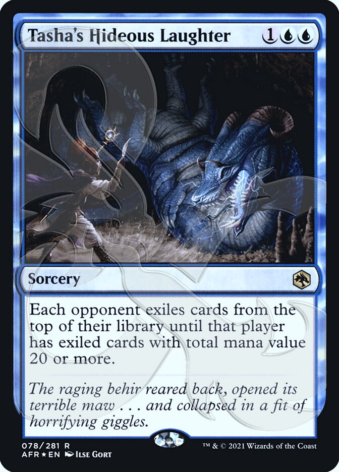 Tasha's Hideous Laughter (Ampersand Promo) [Dungeons & Dragons: Adventures in the Forgotten Realms Promos] | Good Games North