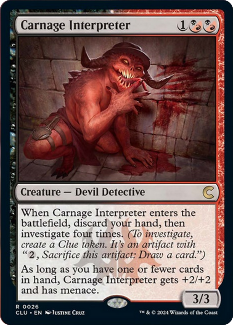 Carnage Interpreter [Ravnica: Clue Edition] | Good Games North