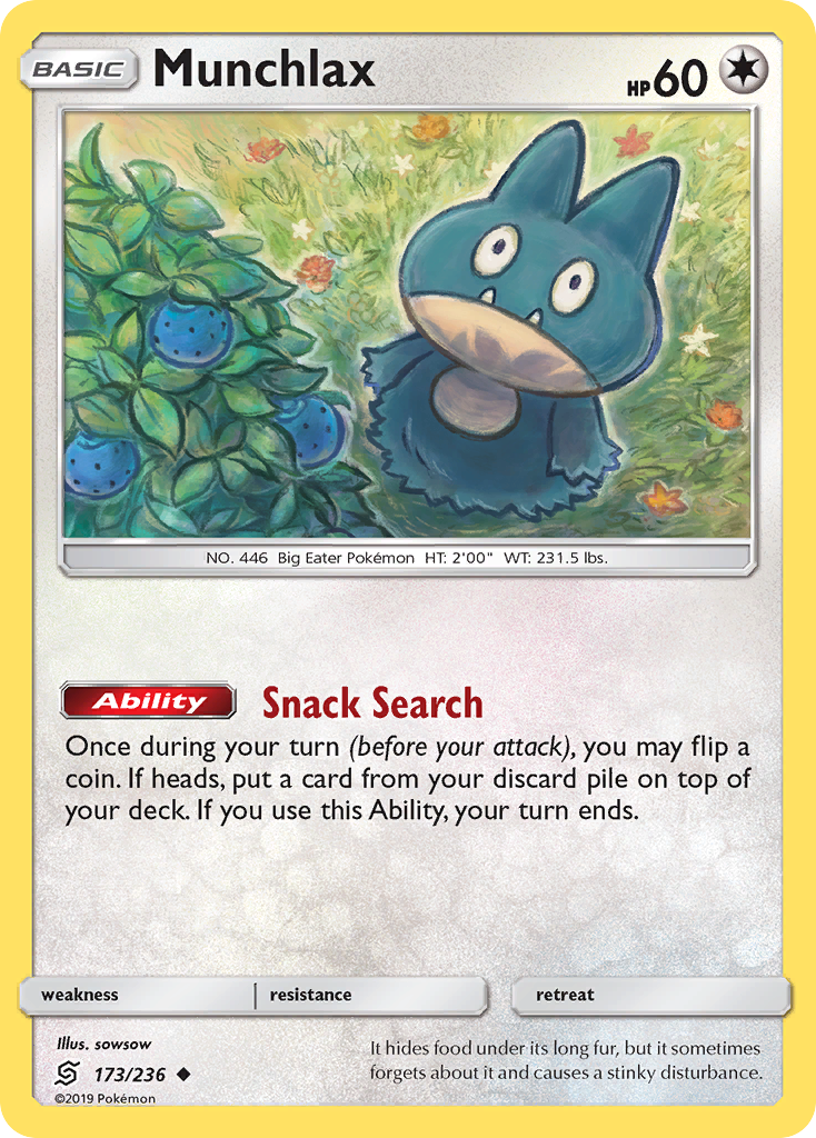 Munchlax (173/236) [Sun & Moon: Unified Minds] | Good Games North