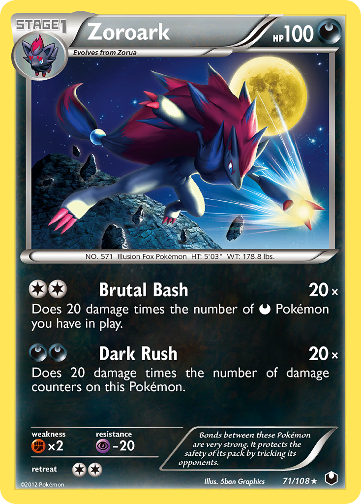 Zoroark (71/108) [Black & White: Dark Explorers] | Good Games North