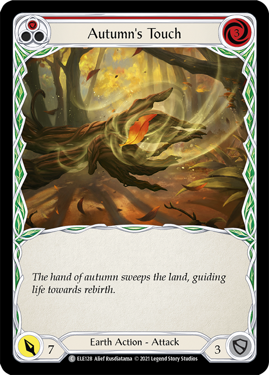 Autumn's Touch (Red) [ELE128] (Tales of Aria)  1st Edition Normal | Good Games North
