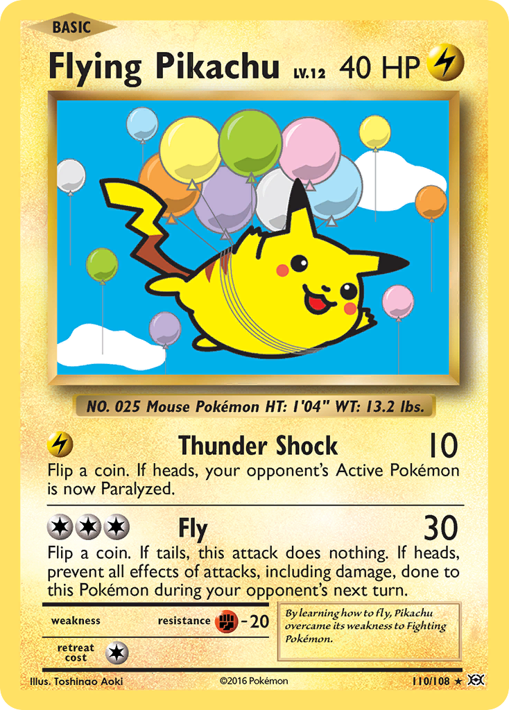 Flying Pikachu (110/108) [XY: Evolutions] | Good Games North