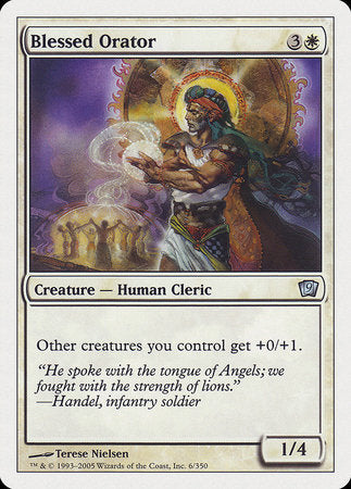 Blessed Orator [Ninth Edition] | Good Games North