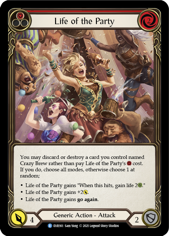 Life of the Party (Red) [EVR161] (Everfest)  1st Edition Normal | Good Games North