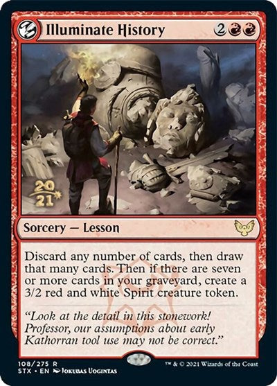 Illuminate History [Strixhaven: School of Mages Prerelease Promos] | Good Games North