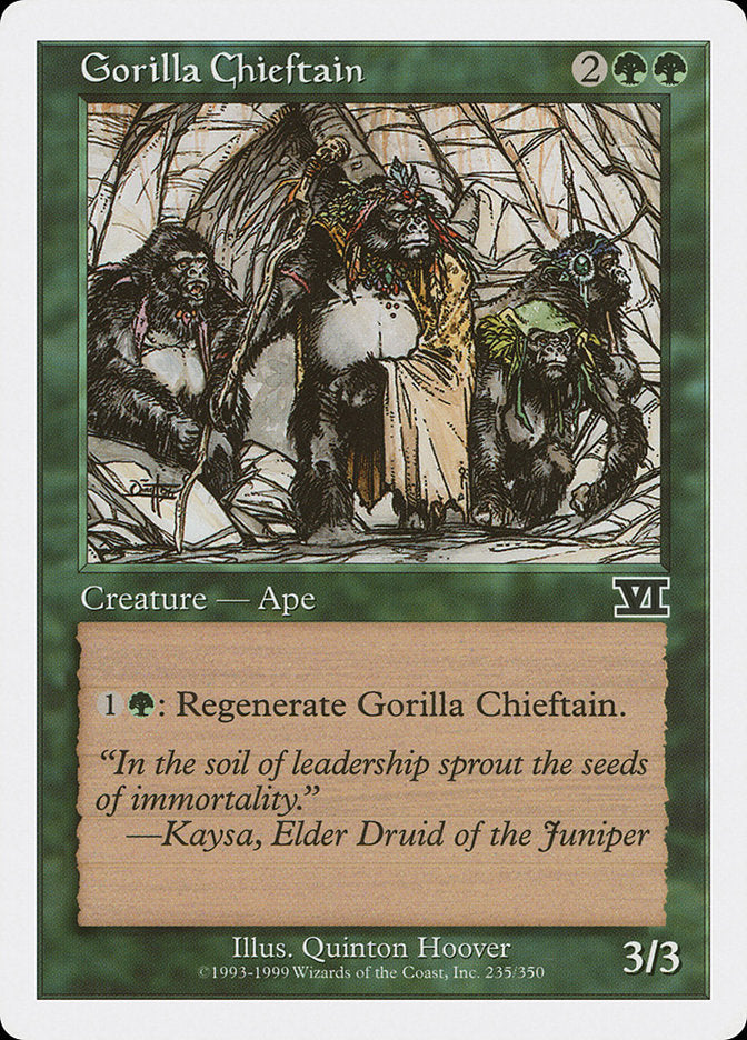 Gorilla Chieftain [Classic Sixth Edition] | Good Games North
