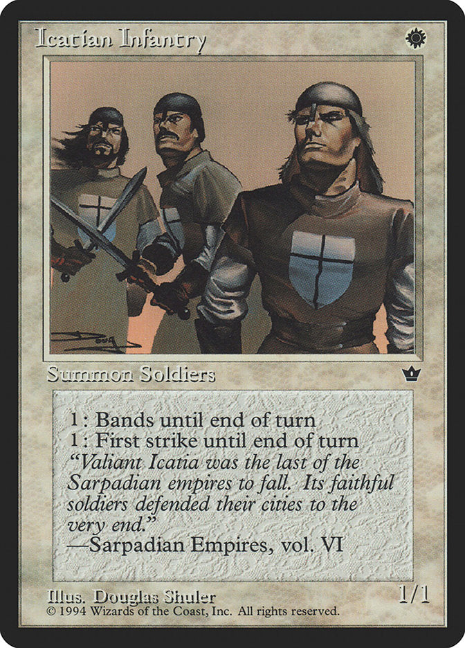 Icatian Infantry (Douglas Shuler) [Fallen Empires] | Good Games North