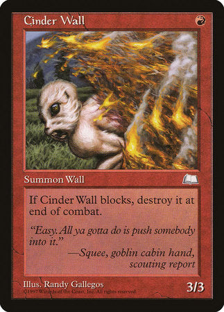Cinder Wall [Weatherlight] | Good Games North