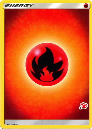 Fire Energy (Charizard Stamp #8) [Battle Academy 2020] | Good Games North