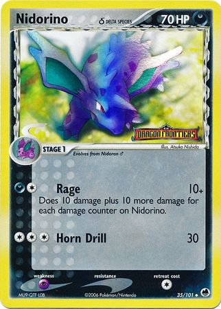 Nidorino (35/101) (Delta Species) (Stamped) [EX: Dragon Frontiers] | Good Games North