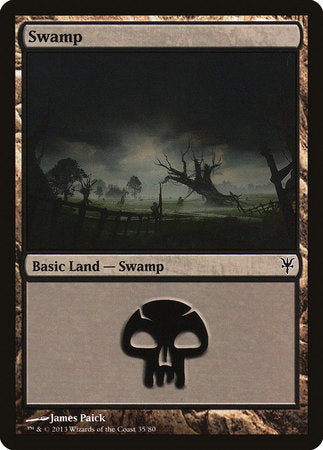 Swamp (35) [Duel Decks: Sorin vs. Tibalt] | Good Games North