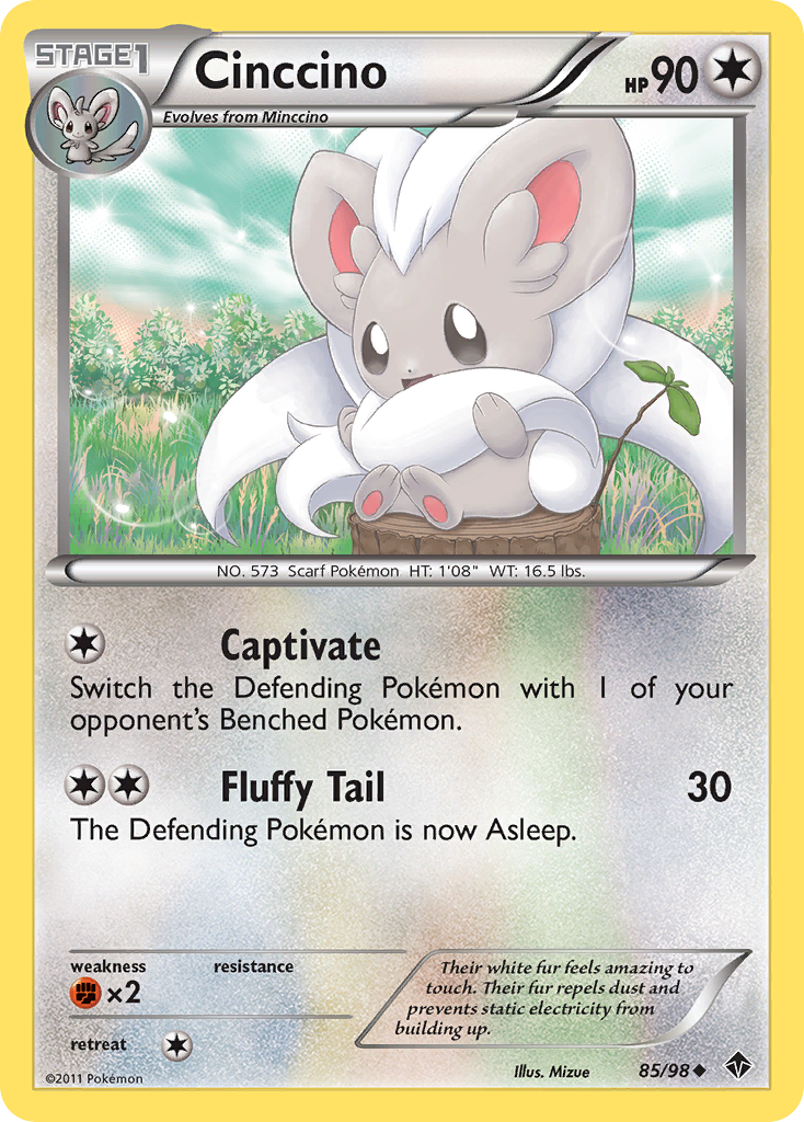 Cinccino (85/98) [Black & White: Emerging Powers] | Good Games North