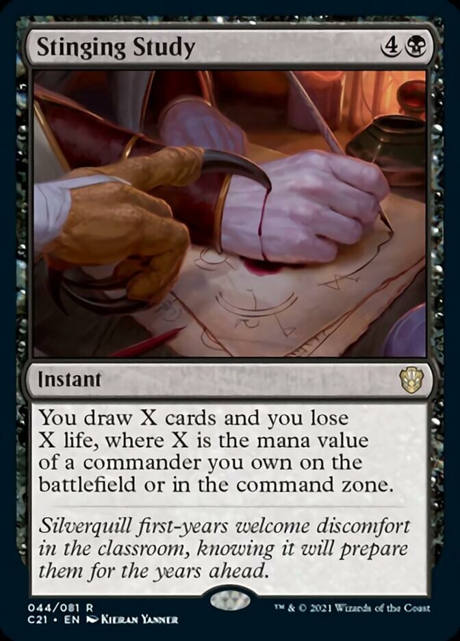 Stinging Study [Commander 2021] | Good Games North