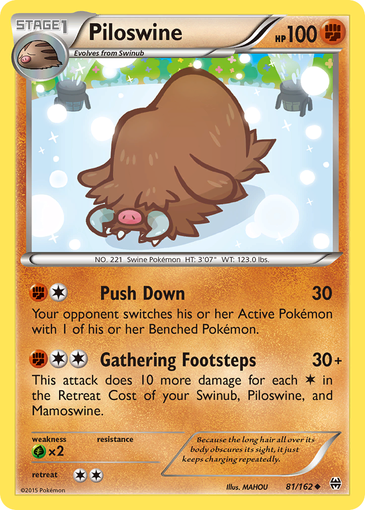 Piloswine (81/162) [XY: BREAKthrough] | Good Games North