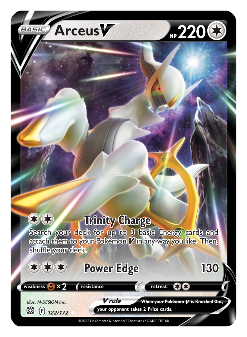 Arceus V (122/172) [Sword & Shield: Brilliant Stars] | Good Games North