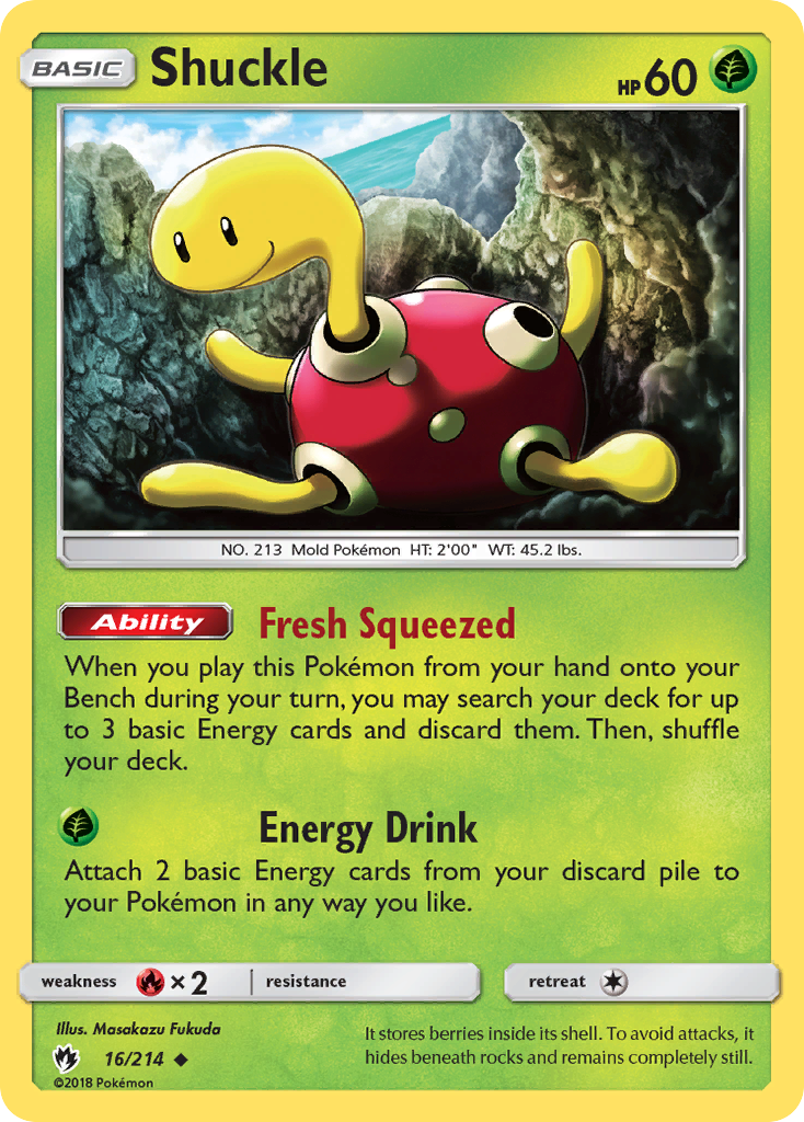 Shuckle (16/214) [Sun & Moon: Lost Thunder] | Good Games North