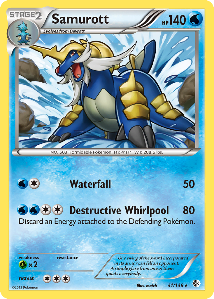 Samurott (41/149) [Black & White: Boundaries Crossed] | Good Games North