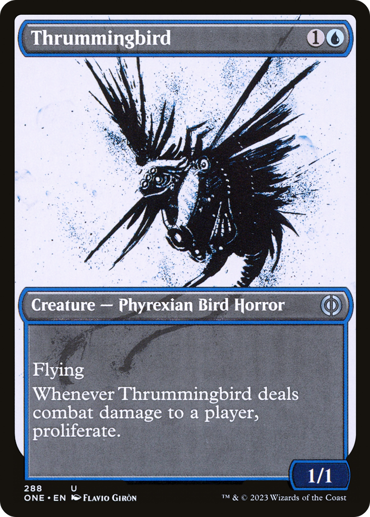 Thrummingbird (Showcase Ichor) [Phyrexia: All Will Be One] | Good Games North