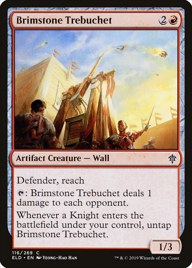 Brimstone Trebuchet [Throne of Eldraine] | Good Games North