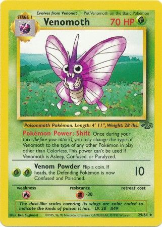 Venomoth (29/64) [Jungle Unlimited] | Good Games North
