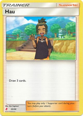 Hau (23/30) [Sun & Moon: Trainer Kit - Lycanroc] | Good Games North