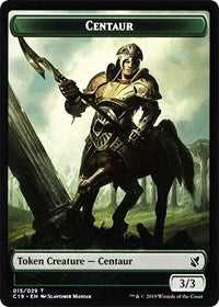 Centaur // Egg Double-sided Token [Commander 2019 Tokens] | Good Games North