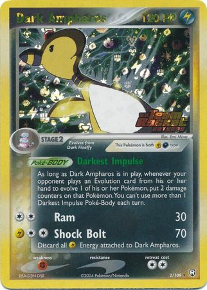 Dark Ampharos (2/109) (Stamped) [EX: Team Rocket Returns] | Good Games North