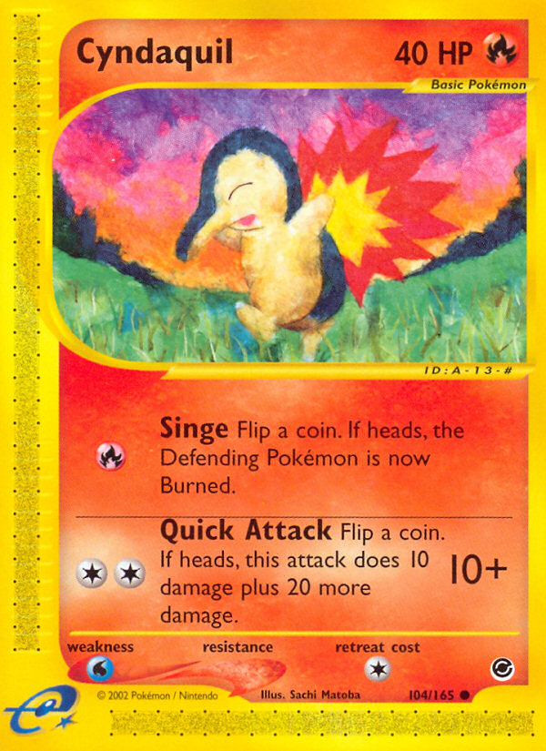 Cyndaquil (104/165) [Expedition: Base Set] | Good Games North