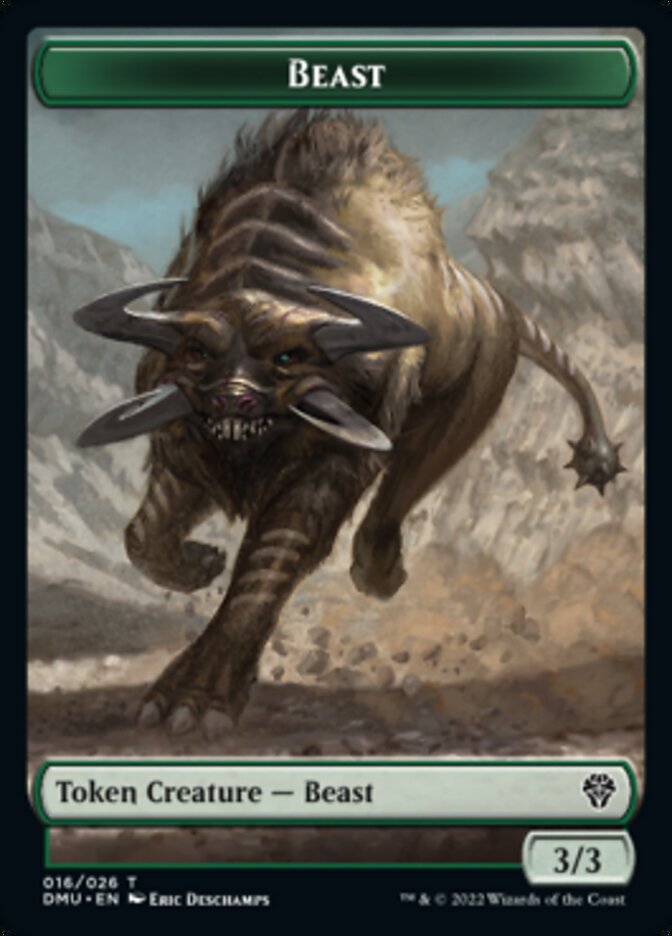 Beast Token [Dominaria United Tokens] | Good Games North