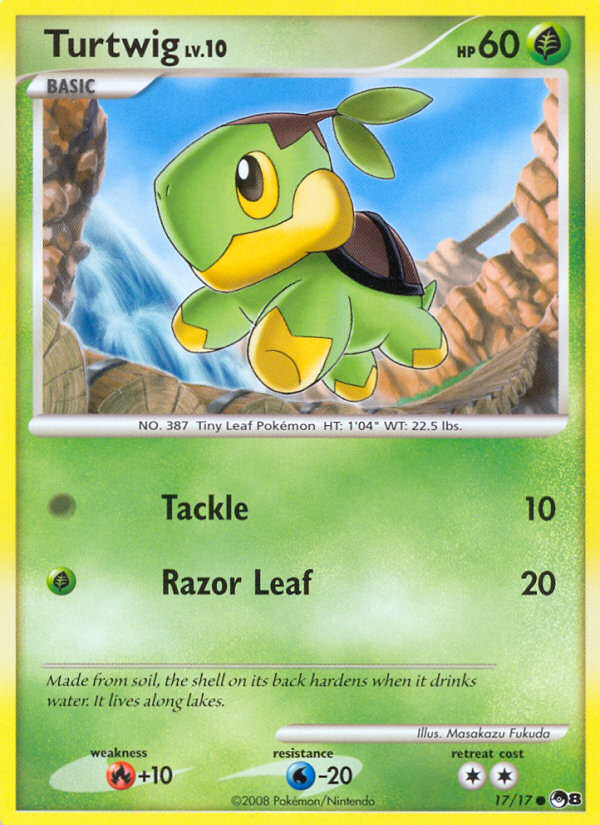 Turtwig (17/17) [POP Series 8] | Good Games North