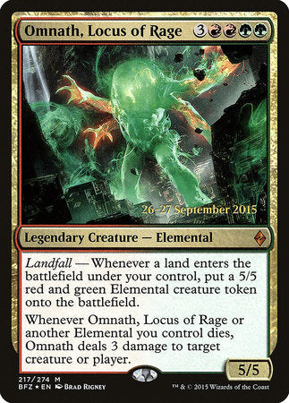Omnath, Locus of Rage [Battle for Zendikar Promos] | Good Games North