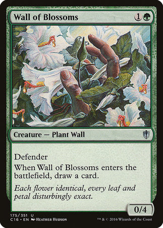 Wall of Blossoms [Commander 2016] | Good Games North