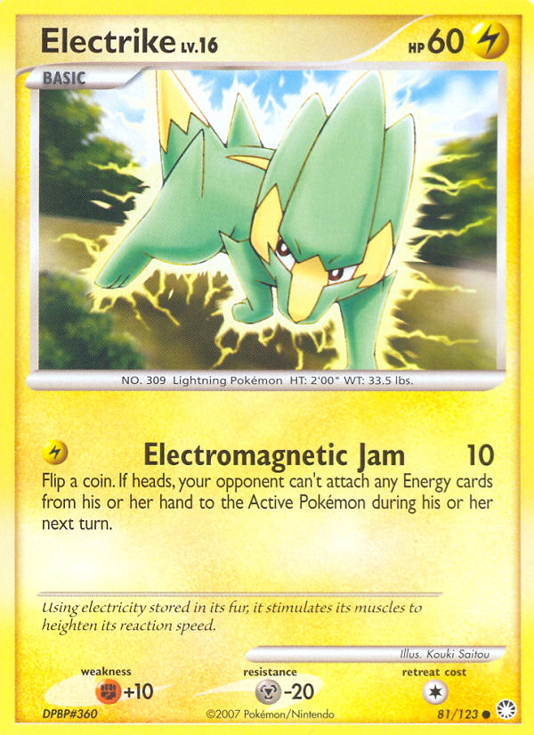 Electrike (81/123) [Diamond & Pearl: Mysterious Treasures] | Good Games North