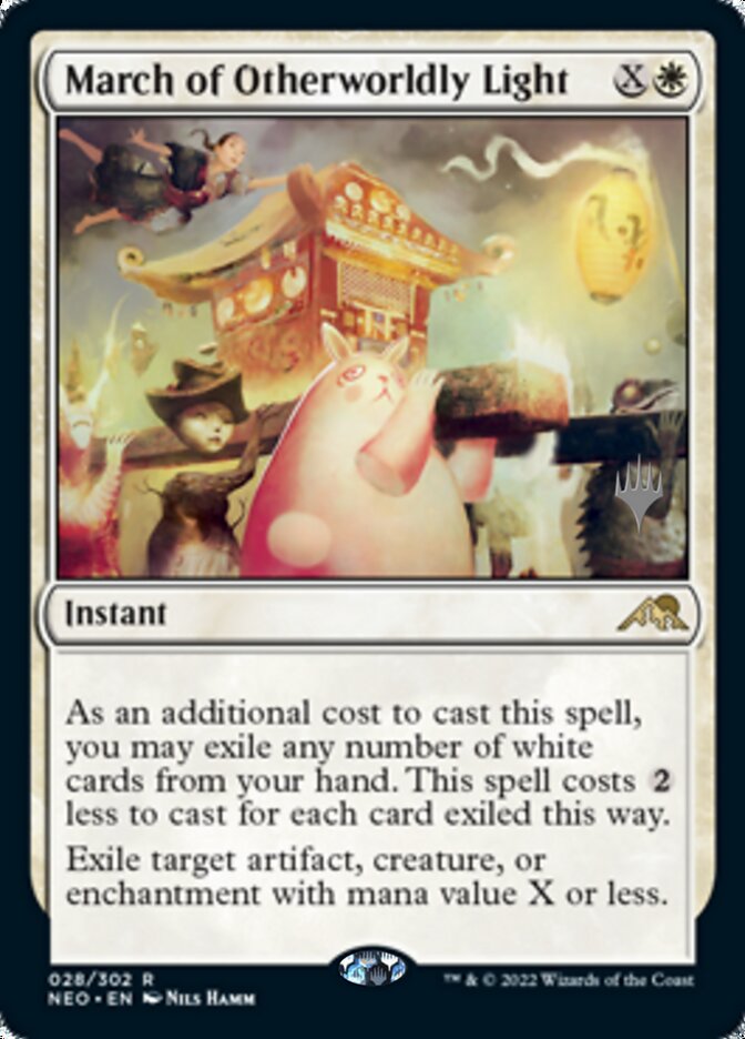 March of Otherworldly Light (Promo Pack) [Kamigawa: Neon Dynasty Promos] | Good Games North