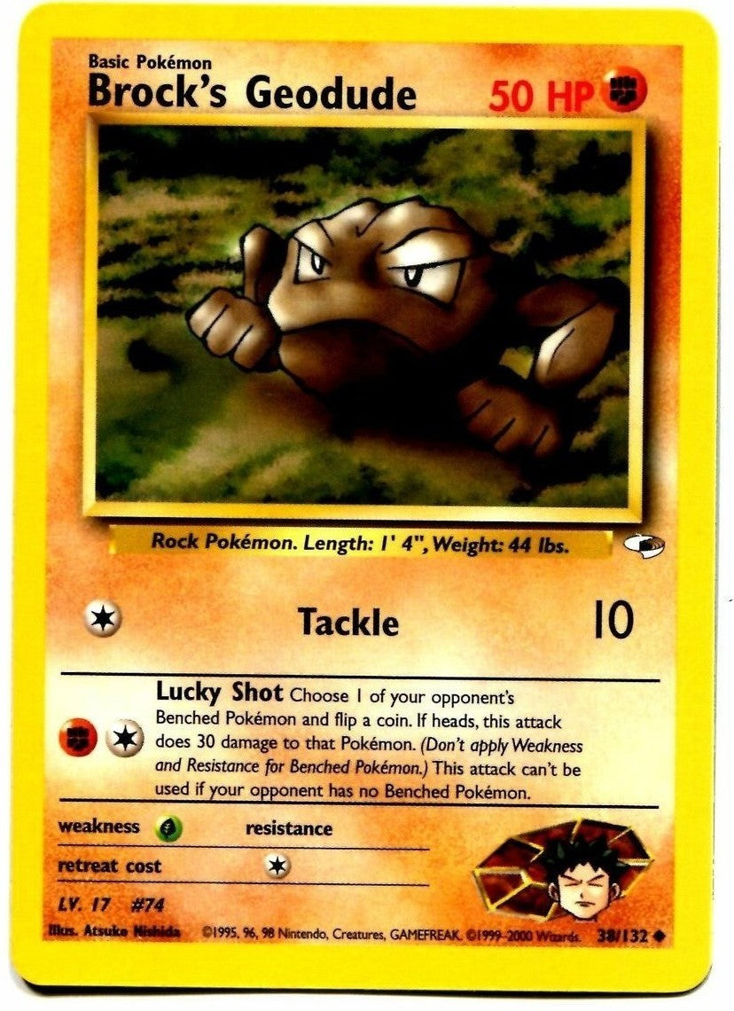 Brock's Geodude (38/132) [Gym Heroes Unlimited] | Good Games North