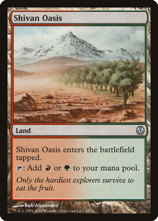 Shivan Oasis [Duel Decks: Phyrexia vs. the Coalition] | Good Games North