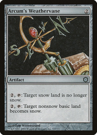 Arcum's Weathervane [Coldsnap Theme Decks] | Good Games North