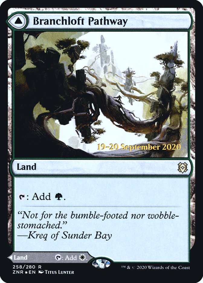 Branchloft Pathway // Boulderloft Pathway  [Zendikar Rising Prerelease Promos] | Good Games North
