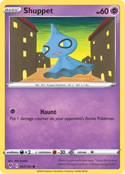 Shuppet (067/185) [Sword & Shield: Vivid Voltage] | Good Games North