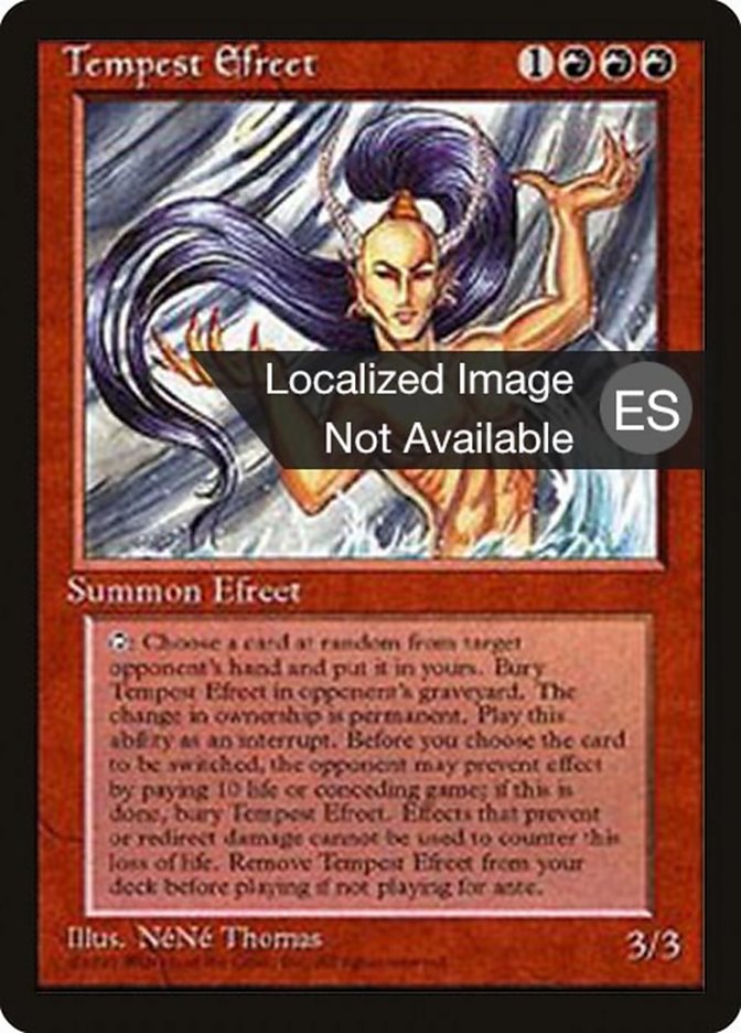 Tempest Efreet [Fourth Edition (Foreign Black Border)] | Good Games North