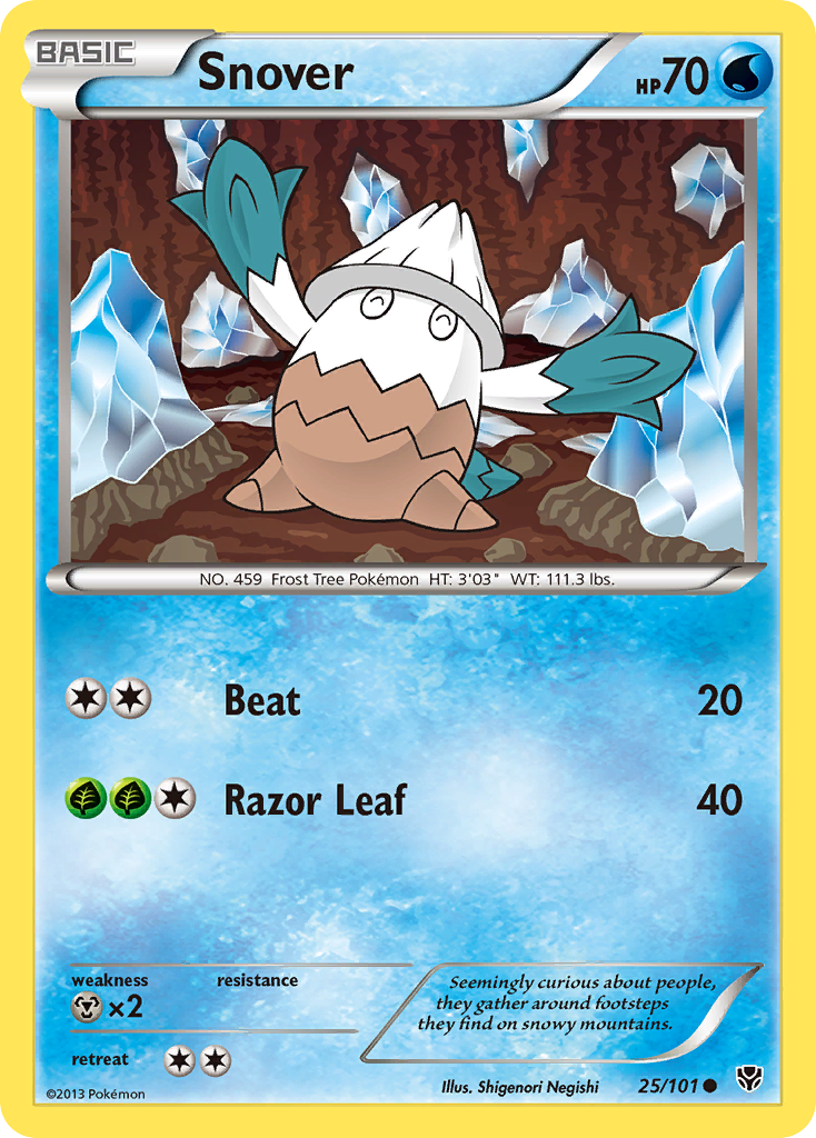 Snover (25/101) [Black & White: Plasma Blast] | Good Games North