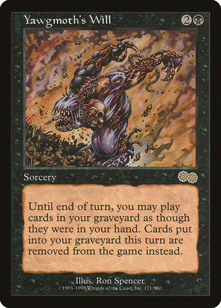 Yawgmoth's Will [Urza's Saga] | Good Games North