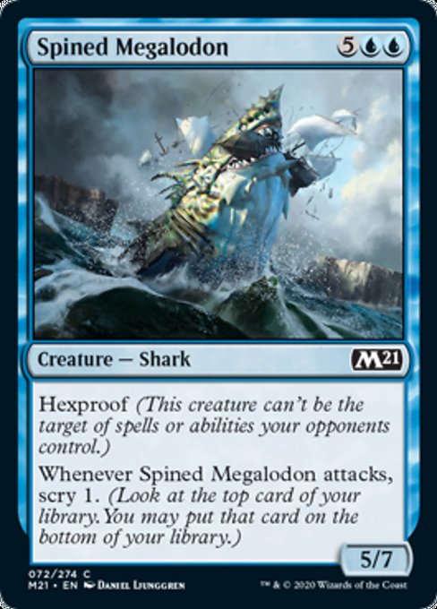 Spined Megalodon [Core Set 2021] | Good Games North